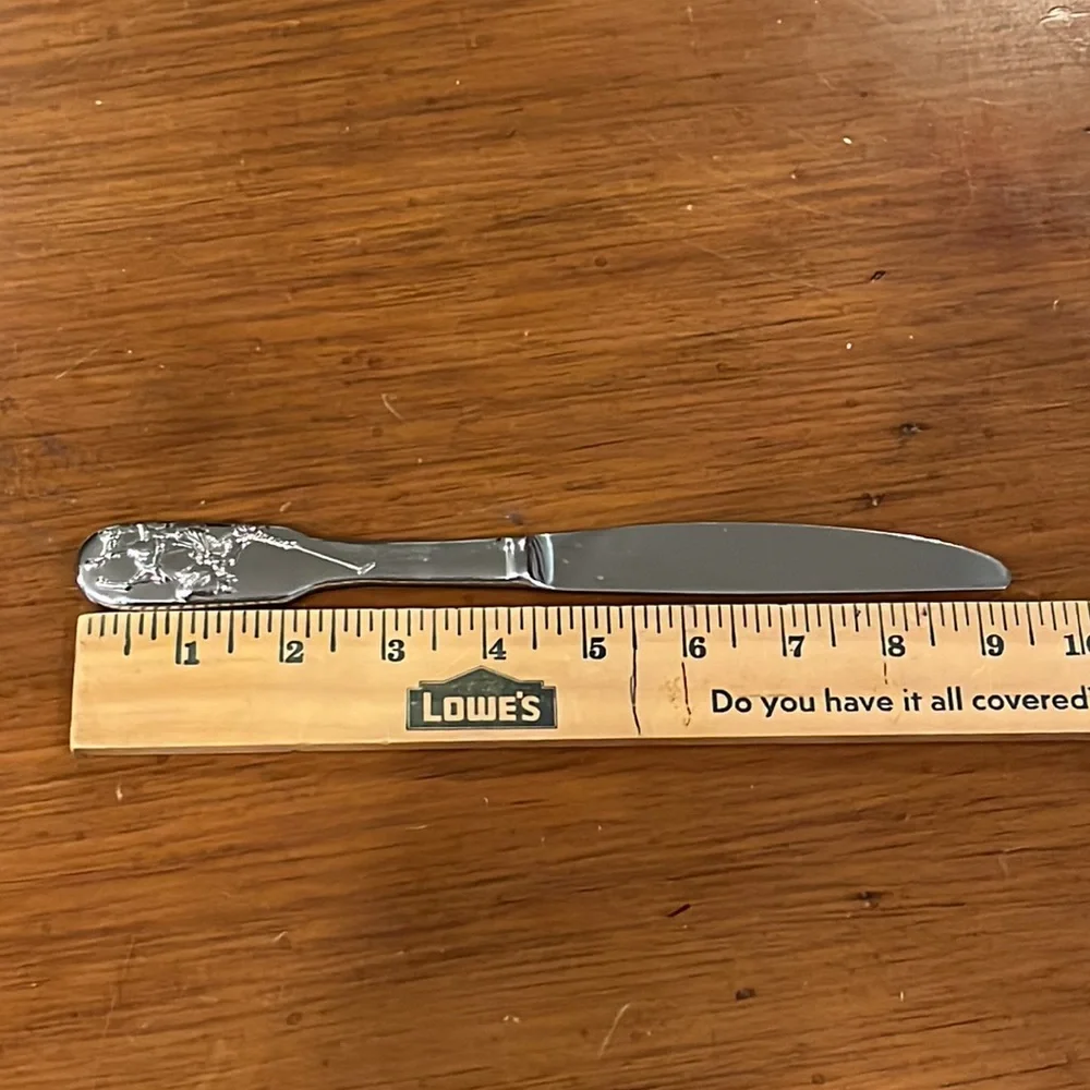 Polo Ralph Lauren Modern Hollow Dinner Table Flatware Knife 1999 discontinued